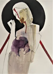 Retrato abstracto del duelo