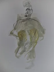 Figura desnuda abstracta