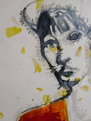 Retrato abstracto de una mujer