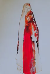 La Virgen Roja Brillante