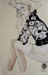 Ilustración de moda elegante