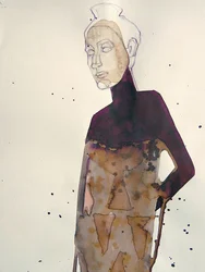 Una figura elegante y a la moda