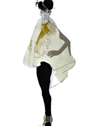 Ilustración de moda elegante