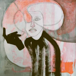 Retrato de moda elegante