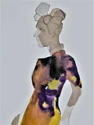 Perfil de moda elegante