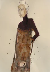 Elegante boceto de moda