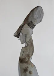 Perfil de una figura elegante