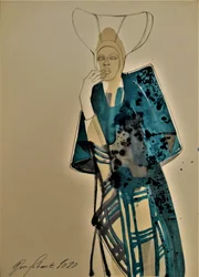 Moda elegante en color verde azulado