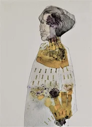 Perfil de una mujer elegante