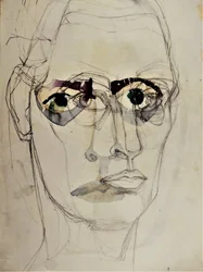 Retrato de mirada intensa