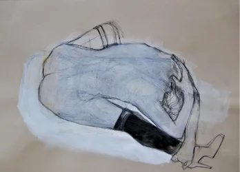 Dibujo introspectivo de la figura humana
