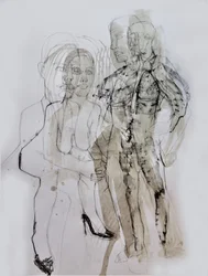 Figuras humanas en capas
