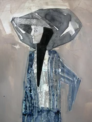 La mujer misteriosa con sombrero