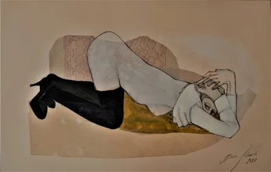 Mujer recostada