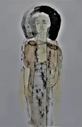 Figura abstracta serena