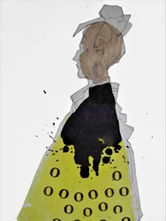 Perfil del vestido amarillo