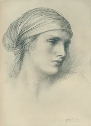 Estudio de una cabeza, c1916