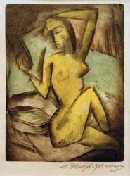 Desnudo con espejo