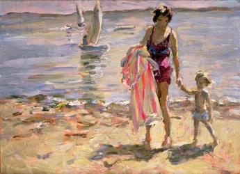 Escena de playa, II
