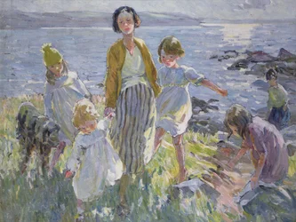 Vacaciones (óleo sobre lienzo)