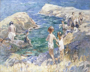On the Rocks (óleo sobre lienzo)