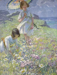 La cima del acantilado (óleo sobre lienzo)