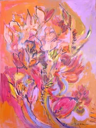 Flores abstractas llenas de colorido