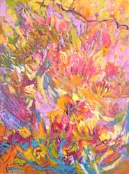 Flores abstractas llenas de colorido