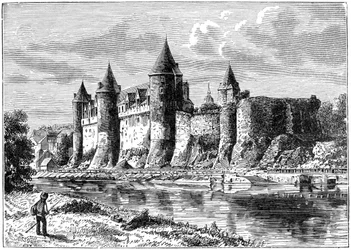 Castillo de Josselin, Francia, 1898