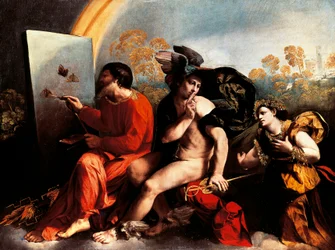 Júpiter y el pintor, de Dosso Dossi