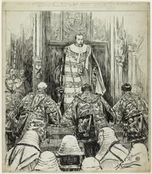 Apertura del Parlamento bajo Eduardo VII