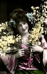 Madge Lessing 1866-1932, actriz alemana, principios del siglo XX