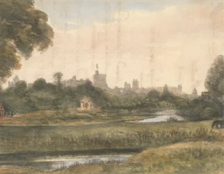 Vista de Windsor desde el río