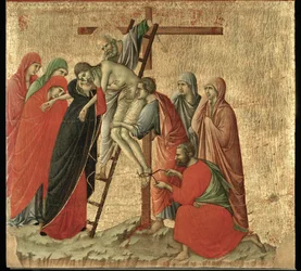 Altar Maesta, pintado en 1308-1311 para la Catedral de Siena ...