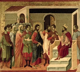 Maesta: Jesús ante Herodes