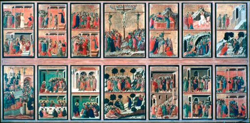 Maestà, Historias de la Pasión, 1308-1311