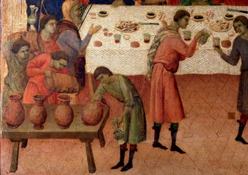 Las bodas de Caná (detalle)
