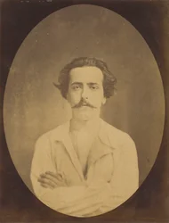 Rostro en reposo, 1854-1856, impreso 1862