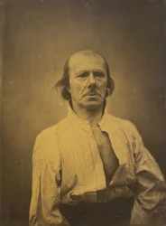 Rostro en reposo, 1854-1856, impreso 1862