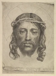 Rostro de Cristo en el velo de Santa Verónica