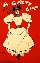 Reproducción de un cartel publicitario 