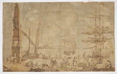 "Vistas de Italia" [Bahía de Nápoles]