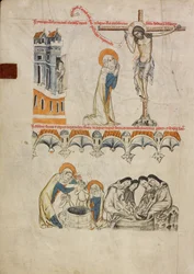 Cristo Bendiciendo a Santa Eduviges; Santa Eduviges Lavando la Cara de su Nieto
