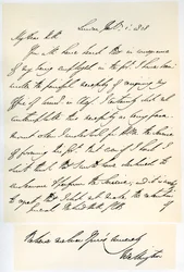 Carta del Duque de Wellington al General Rowland Hill, 1 de febrero de 1828