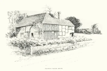 Filching Manor House (litografía)