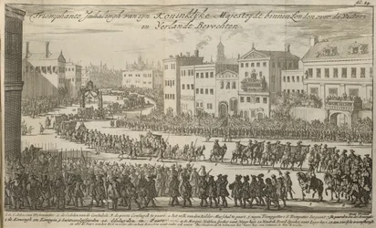 Una procesión para el rey Guillermo III