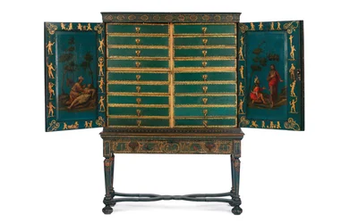 Gabinete de coleccionista sobre soporte, c.1700-30