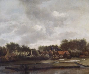 Paisaje, con suelos blanqueados
