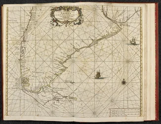 Mapa del Cabo de Hornos, Tierra del Fuego, de 