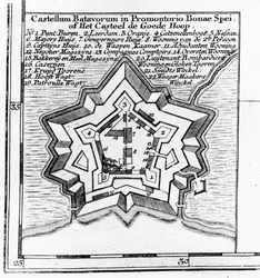 Plano del Castillo Batavio, Cabo de Buena Esperanza c.1803-1806